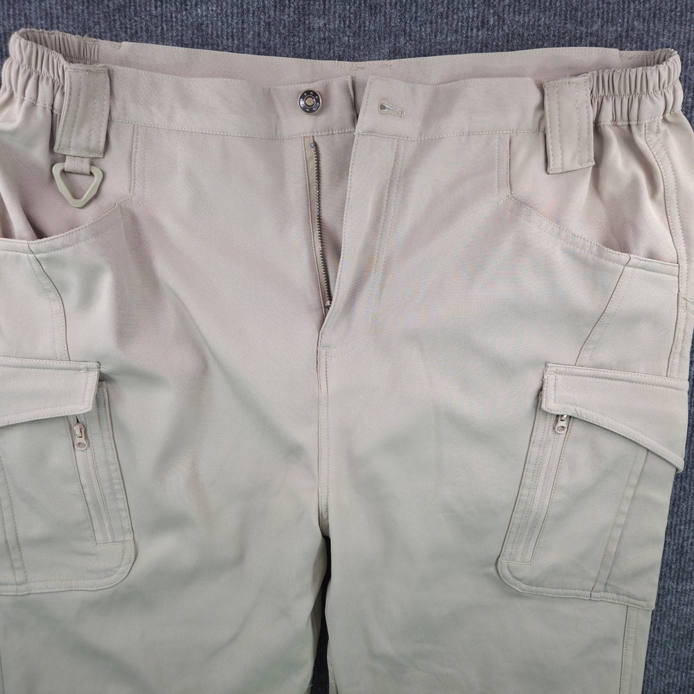 Tactical Series Men's Khaki Cargo Pants Utility Work Hiking Trousers Tan Size 34